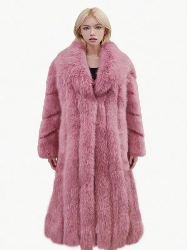 Taylor SWIFT Pink Fur Coat