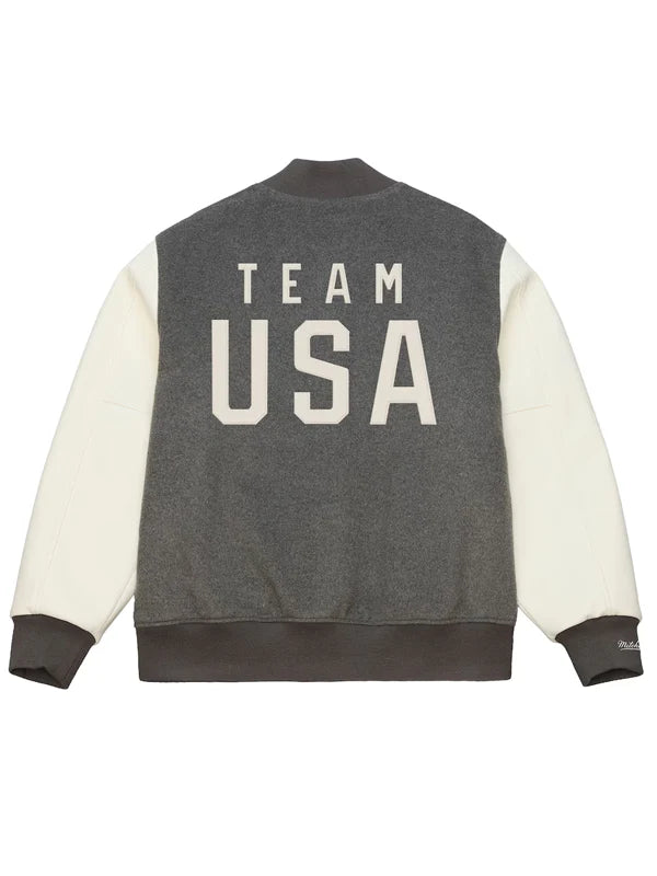 team-usa-mitchell-and-ness-coach-snoop-jacket-heather-gray-cream