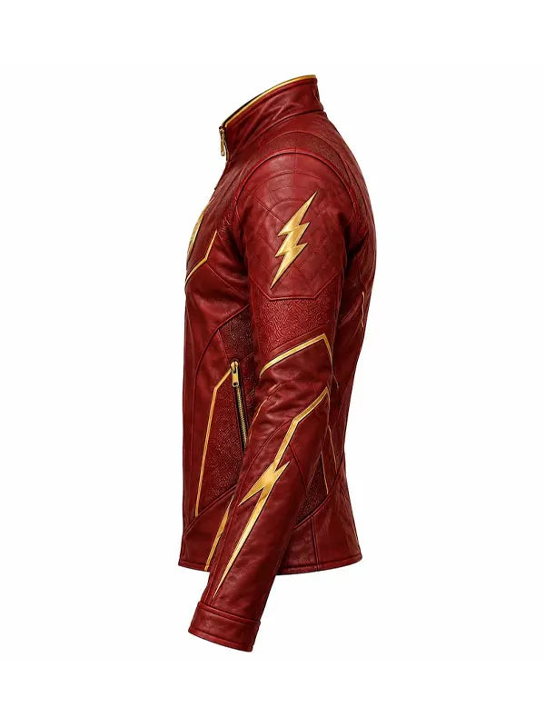 The Flash Red Leather Cosplay Jacket