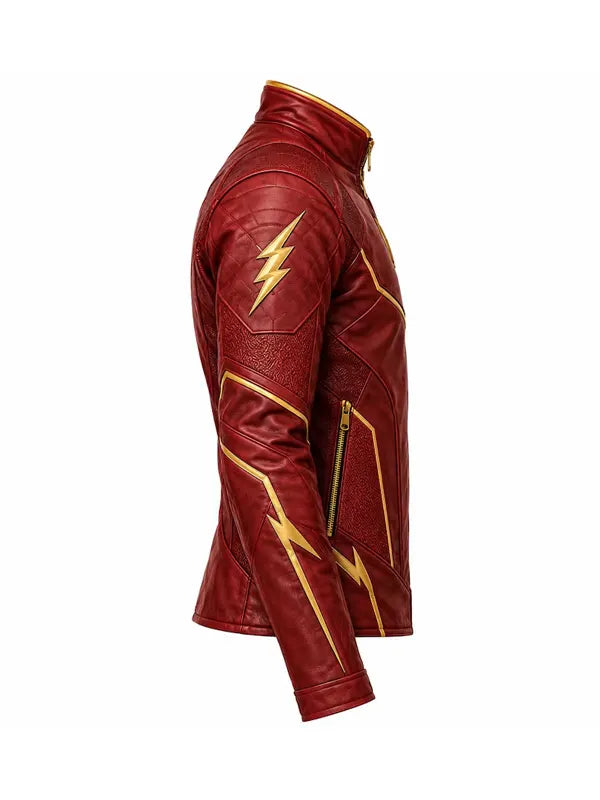 The Flash Red Leather Cosplay Jacket
