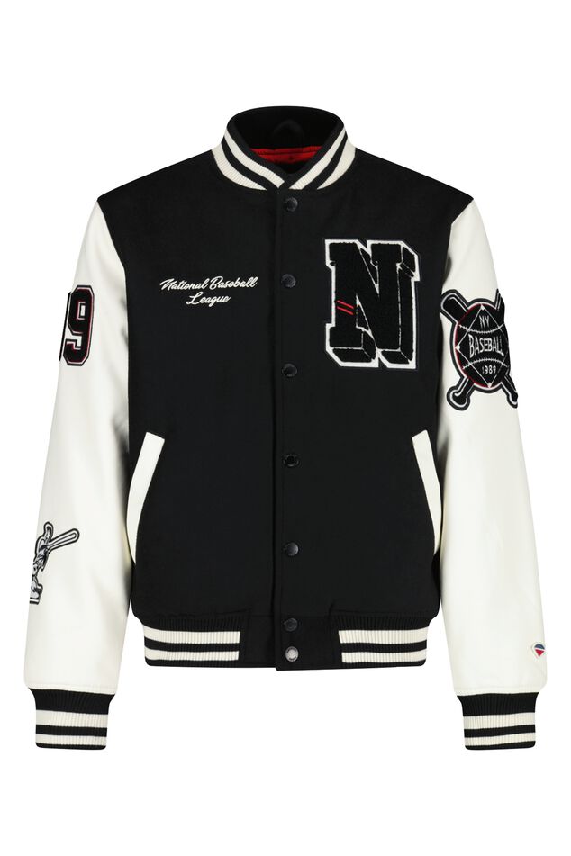 Perfect Varsity Jacket Men JR, Black The Prime Jackets