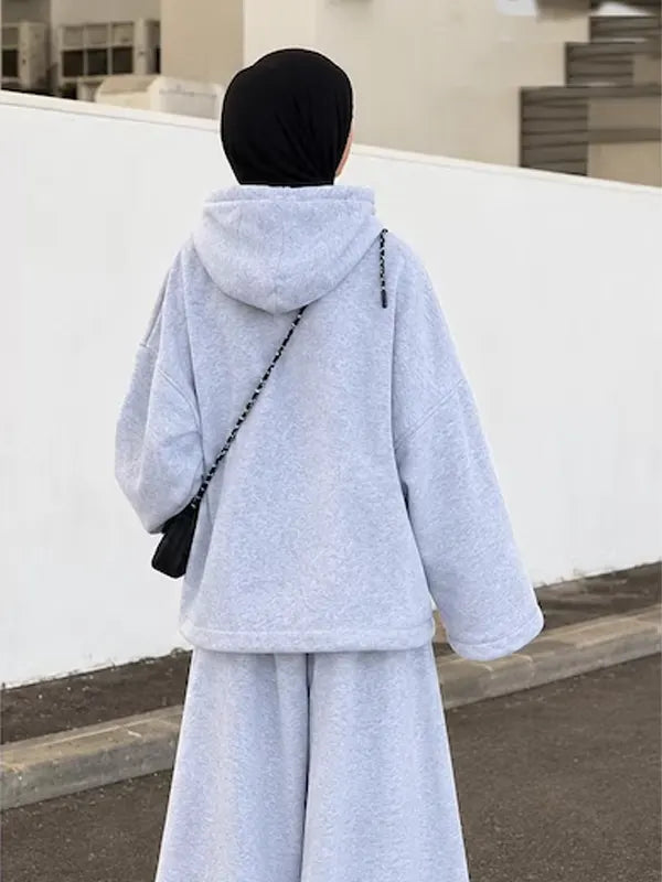 Women's Oversized Full-Zip Hooded Tracksuit