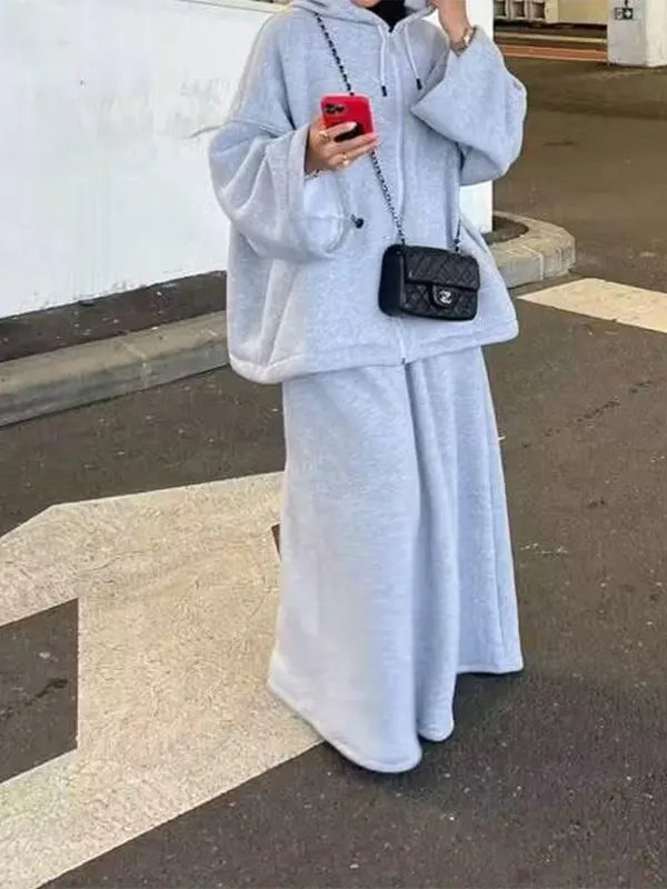 Women's Oversized Full-Zip Hooded Tracksuit