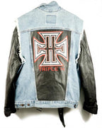Triple H Denim Leather Jacket